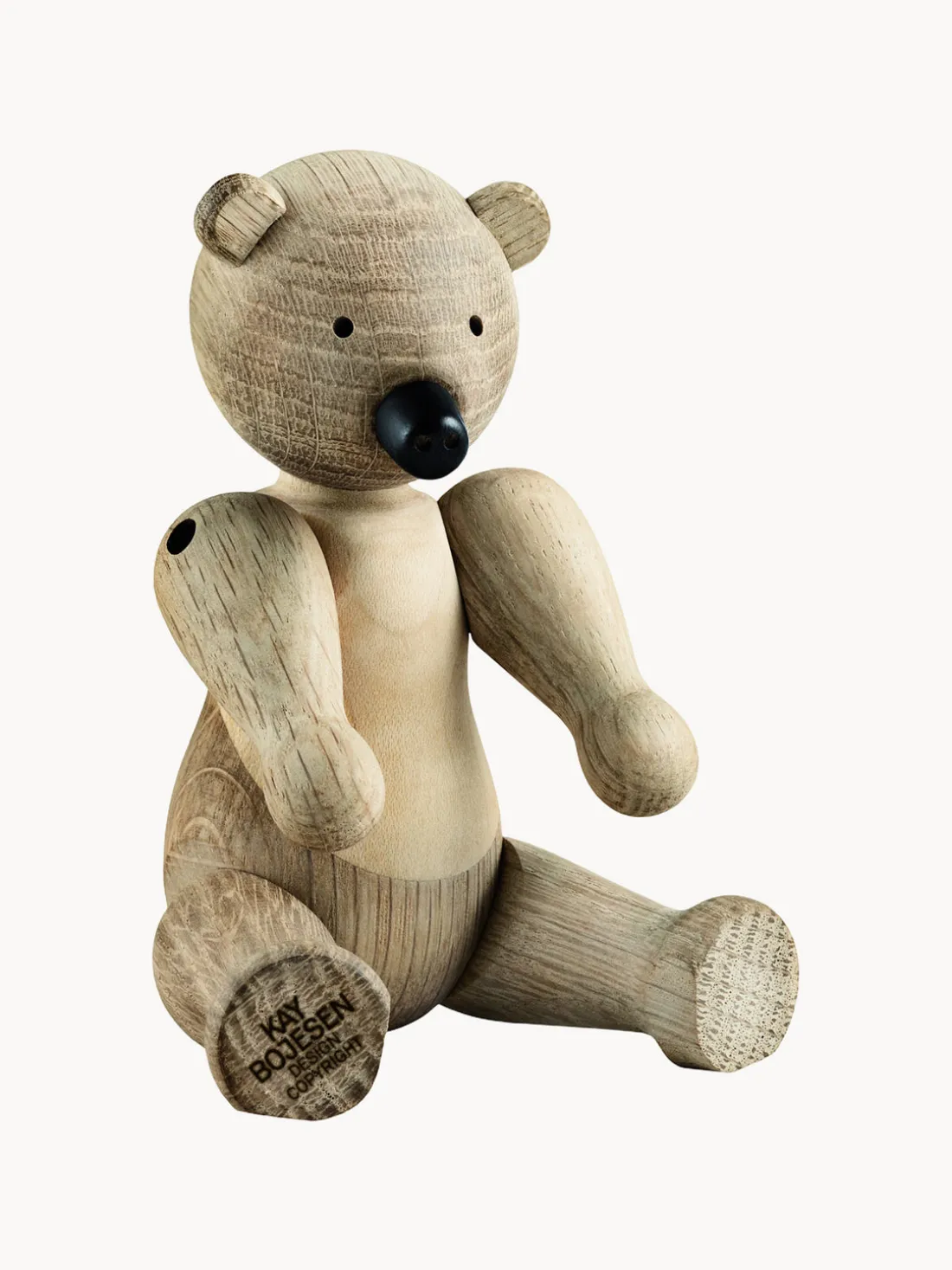 Figura decorativa de madera Bear