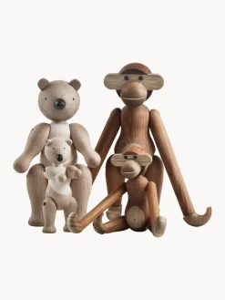 Figura decorativa de madera Bear