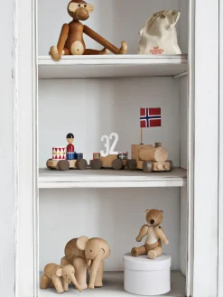 Figura decorativa de madera Bear