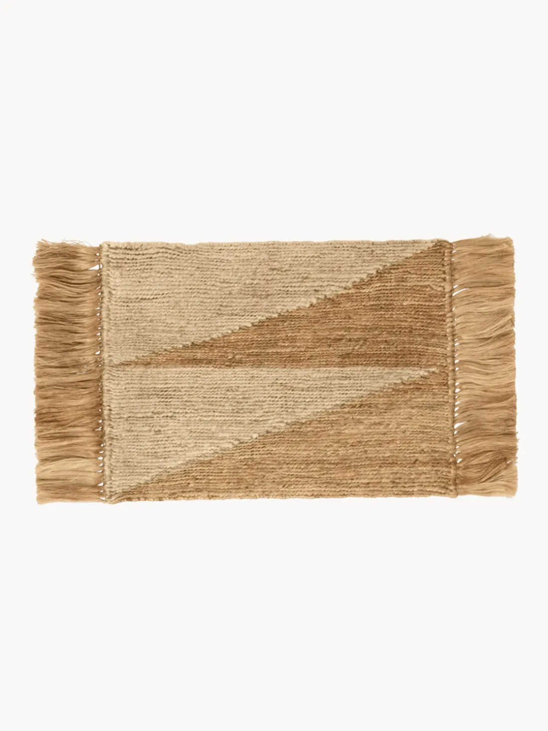 Flepudo de yute tejida a mano Studie