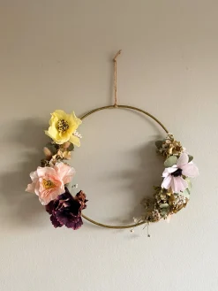 Flor artificial artesanal Peony