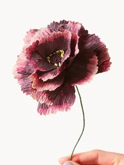 Flor artificial artesanal Peony