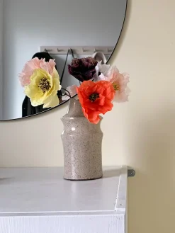 Flor artificial artesanal Dahlia