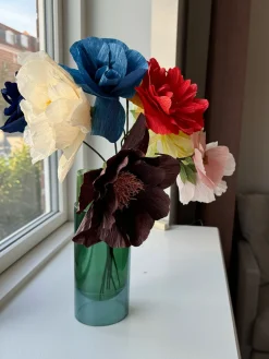 Flor artificial artesanal Himalayan Poppy