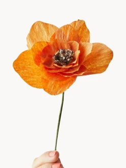 Flor artificial artesanal Poppy