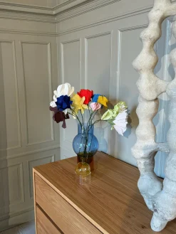 Flor artificial artesanal Oriental Poppy