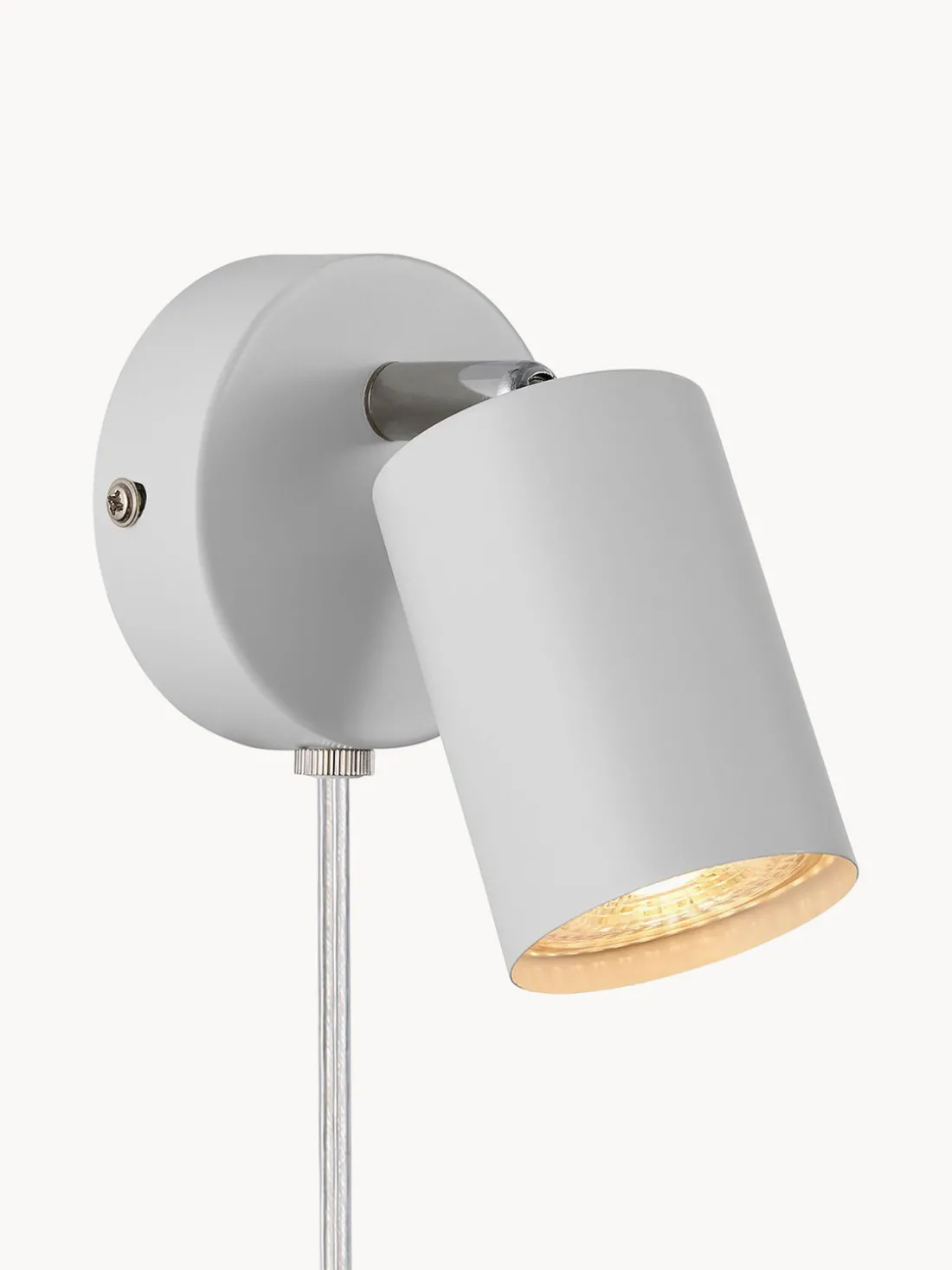 Foco de pared pequeño con enchufe Explore