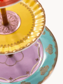 Fuente 3 pisos de porcelana artesanal Grandpa