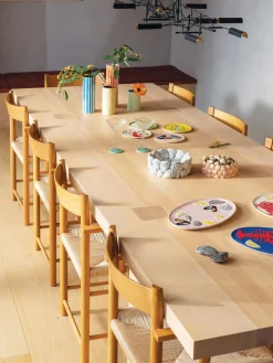 Fuente artesanal de dolomita De La Mer, 33 x 20 cm