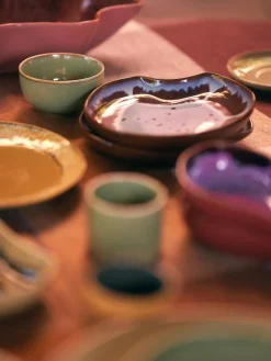 Fuente artesanal de gres Shell