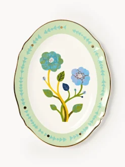 Fuente artesanal de porcelana Floreal