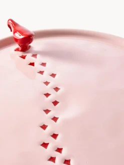 Fuente de cerámica artesanal Walking Duck