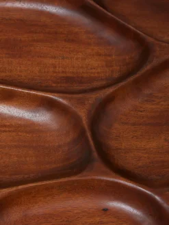 Fuente de servir artesanal de madera de acacia Tidy, 40 cm