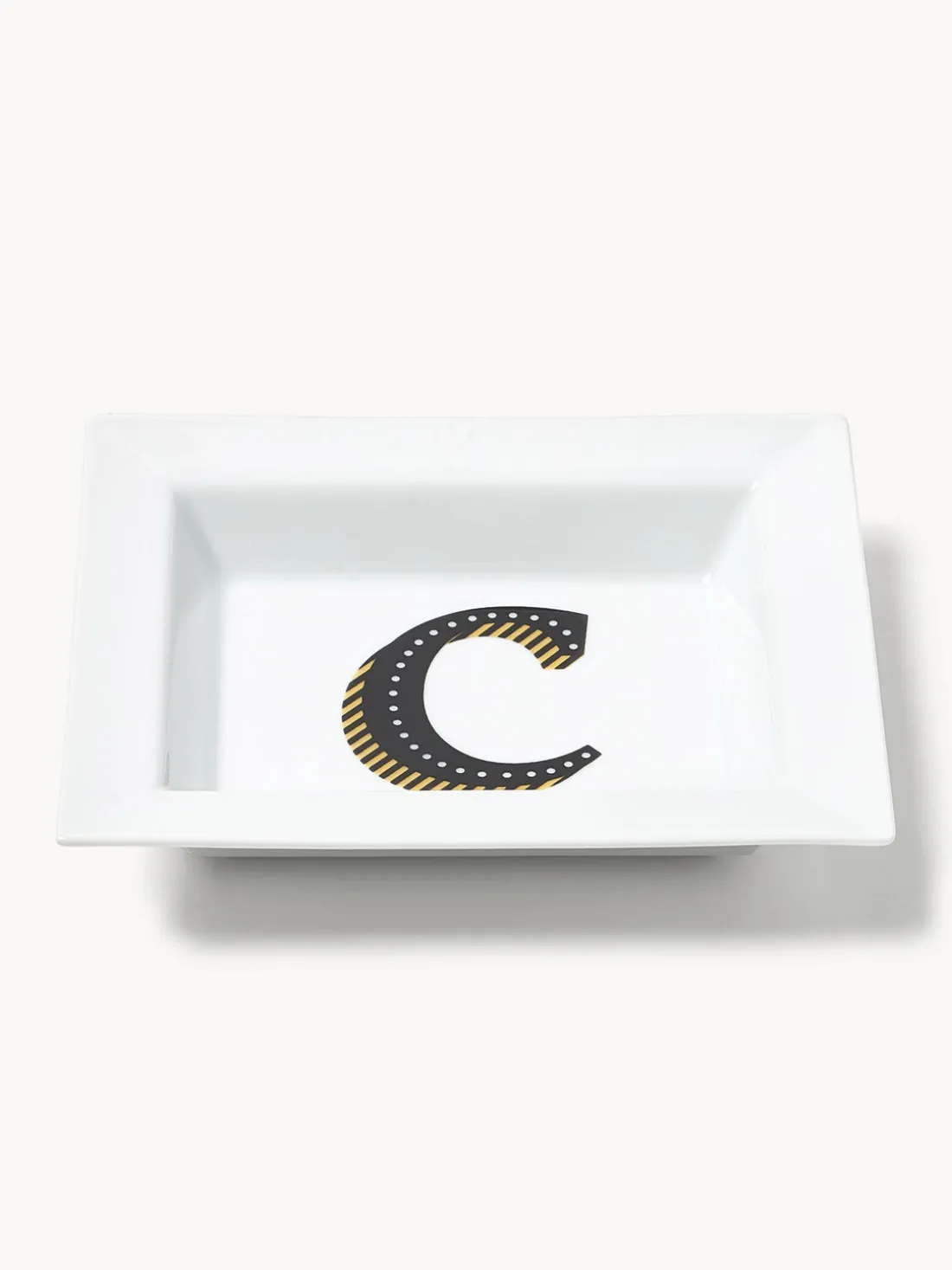 Fuente decorativa artesanal Westwing Collection | MEISSEN Initials