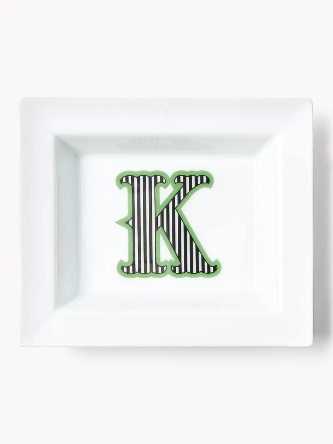 Fuente decorativa artesanal Westwing Collection | MEISSEN Initials