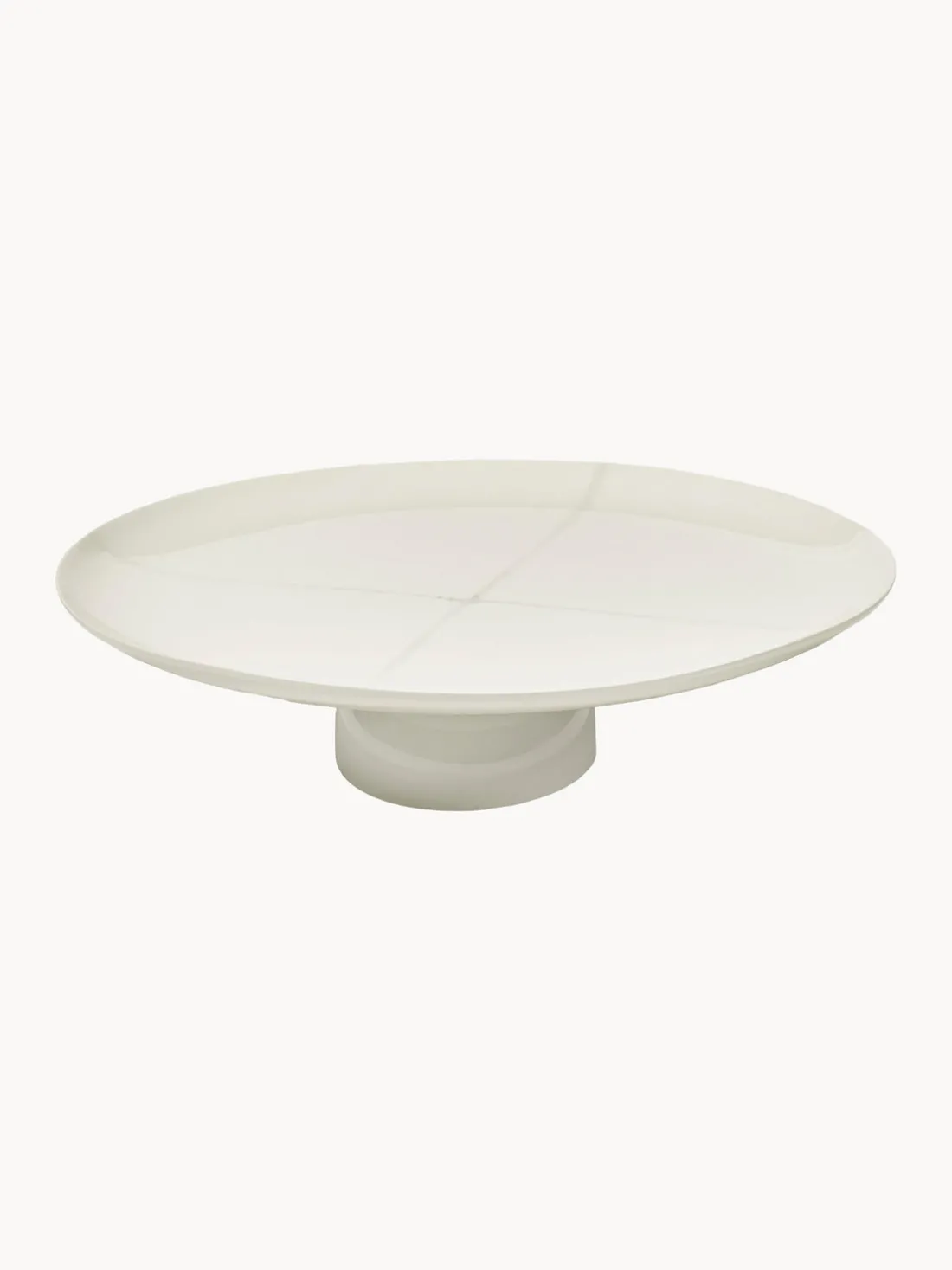 Fuente para tartas de porcelana con esmalte reactivo Zuma