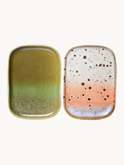 Fuentes artesanales 70's, 2 uds.