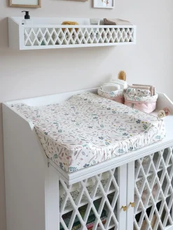 Funda cambiador de algodón orgánico Pressed Leaves