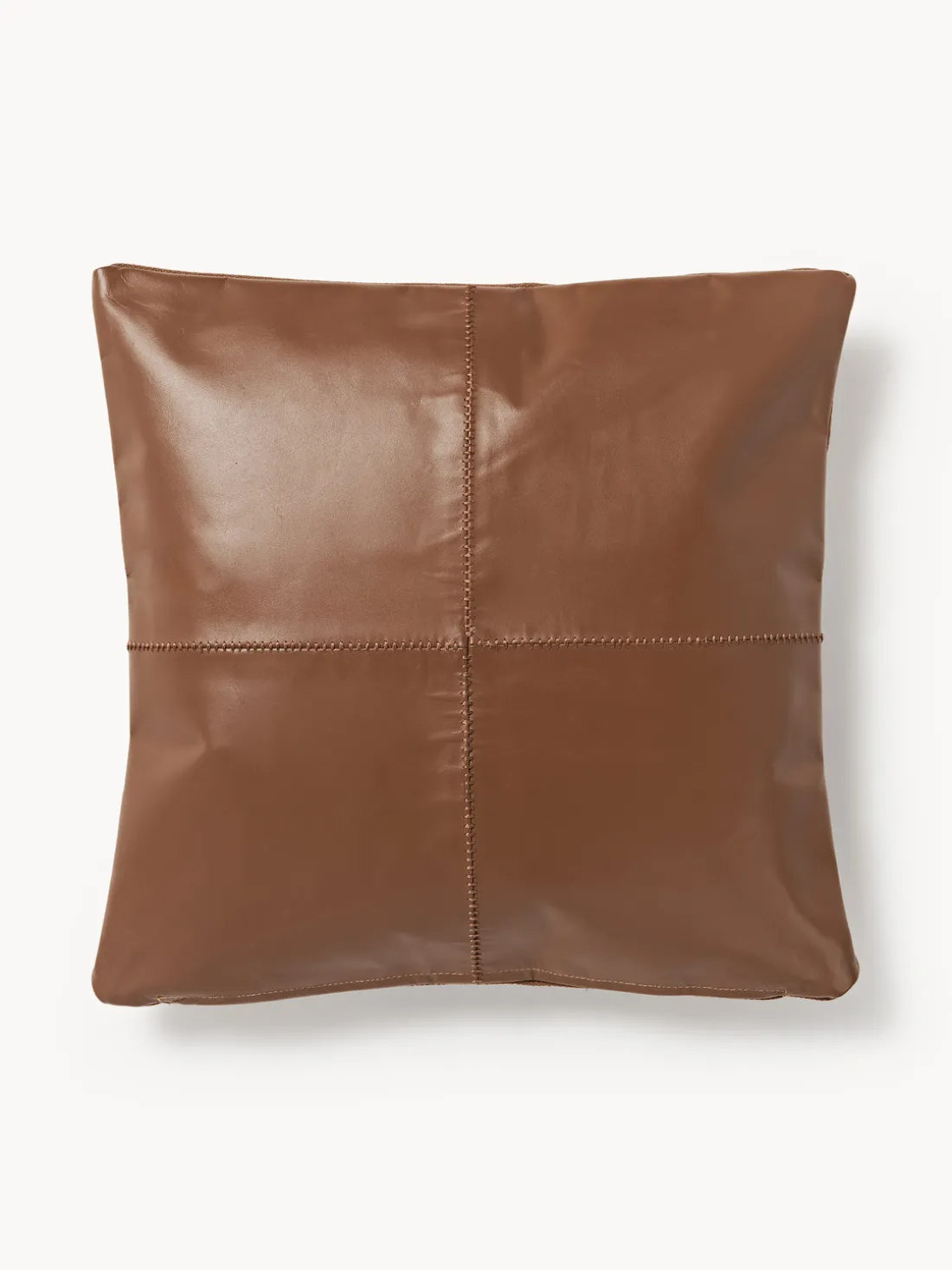 Funda de almohada artesanal de cuero Raven