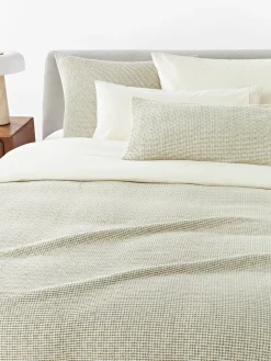 Funda de almohada con estructura gofre Clemente