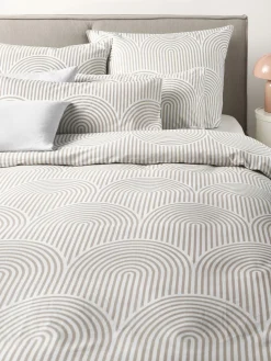 Funda de almohada de algodón Arcs