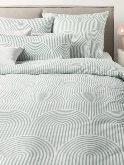 Funda de almohada de algodón Arcs