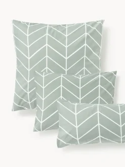 Funda de almohada de algodón estampada Mirja