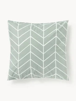 Funda de almohada de algodón estampada Mirja