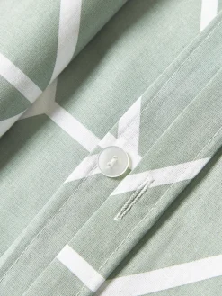 Funda de almohada de algodón estampada Mirja