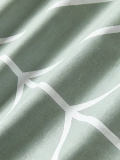 Funda de almohada de algodón estampada Mirja