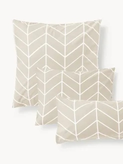 Funda de almohada de algodón estampada Mirja