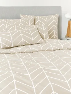 Funda de almohada de algodón estampada Mirja