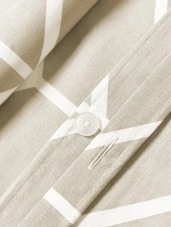 Funda de almohada de algodón estampada Mirja