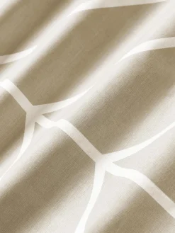 Funda de almohada de algodón estampada Mirja