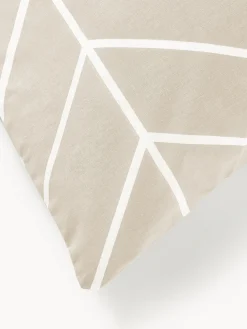 Funda de almohada de algodón estampada Mirja