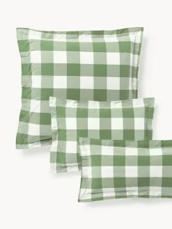 Funda de almohada de algodón Nels