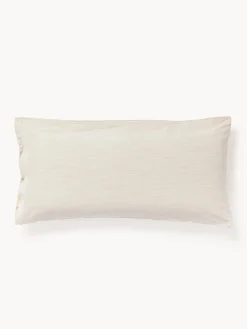 Funda de almohada de algodón lavado a rayas Caspian