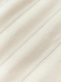 Funda de almohada de algodón lavado a rayas Caspian