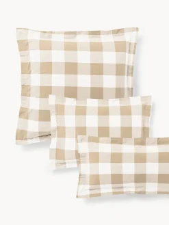 Funda de almohada de algodón Nels