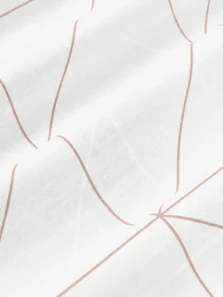 Funda de almohada de algodón estampada Marla