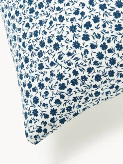 Funda de almohada de algodón lavado con fino estampado floral Nolana