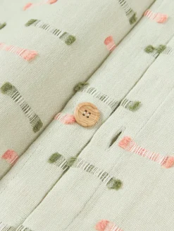 Funda de almohada de algodón con flecos con mechones Lenja