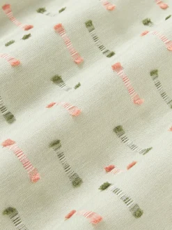 Funda de almohada de algodón con flecos con mechones Lenja