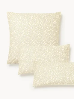 Funda de almohada de algodón lavado con fino estampado floral Nolana