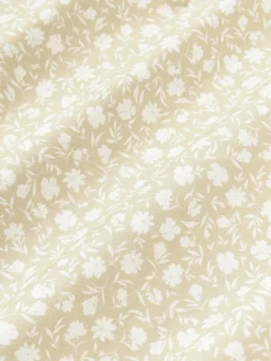 Funda de almohada de algodón lavado con fino estampado floral Nolana