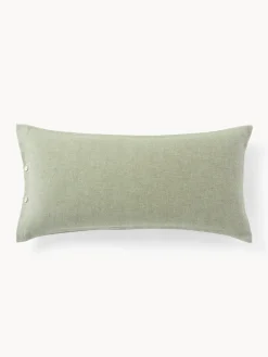 Funda de almohada de franela con punto espiga Wanda