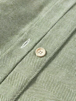 Funda de almohada de franela con punto espiga Wanda