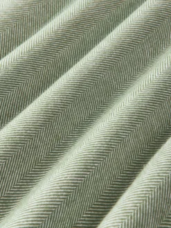 Funda de almohada de franela con punto espiga Wanda