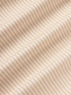 Funda de almohada de franela con rayas finas Javon