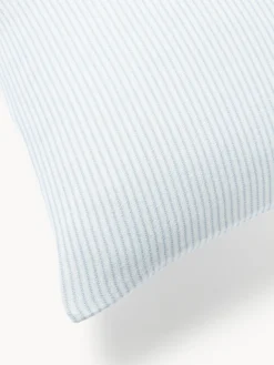 Funda de almohada de franela con rayas finas Javon